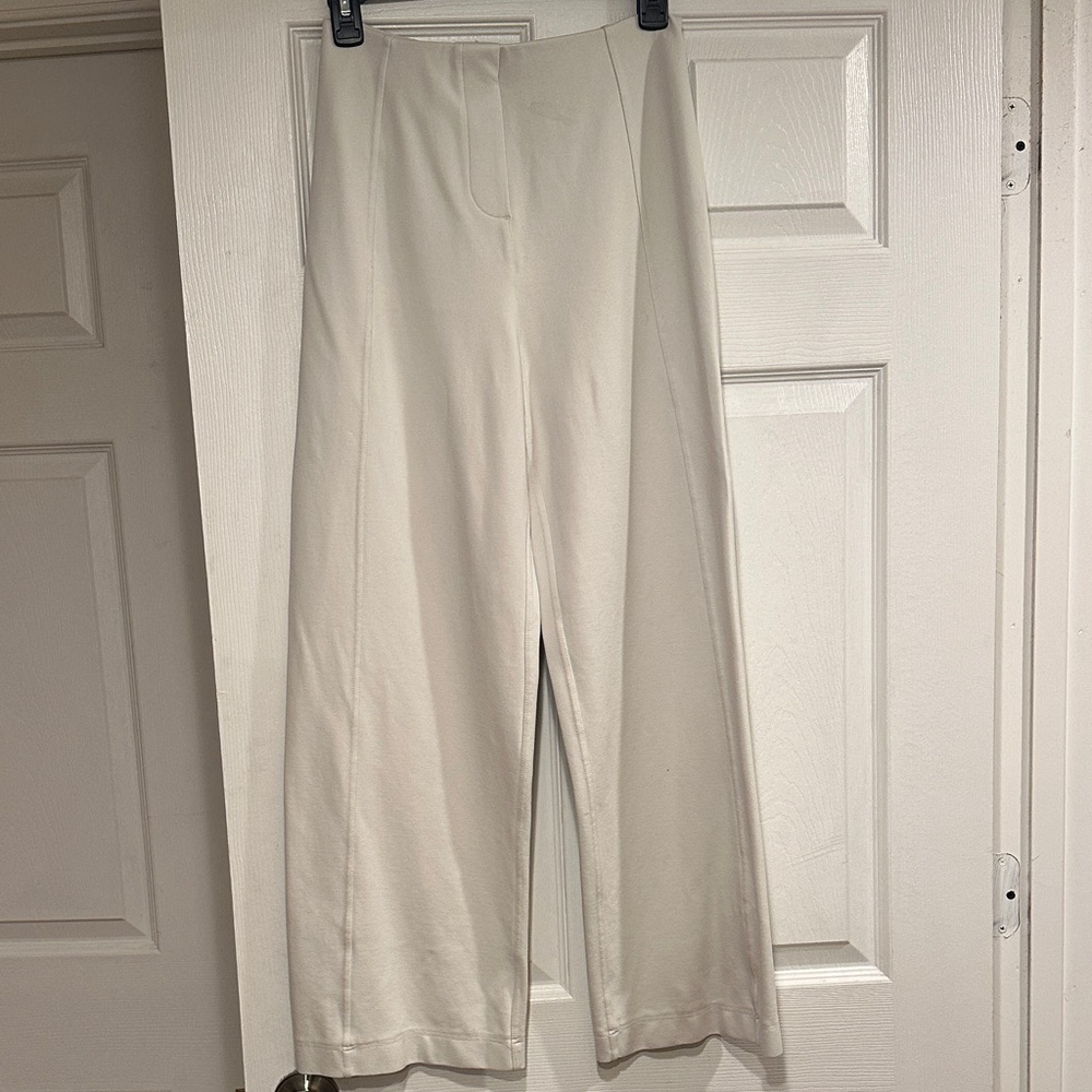 Lululemon Athletica Cream Wide Leg Pants